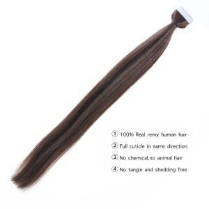 P#2-4-6 Favorable Price in 10A Brazilian 100% Tape Remy Human Hair Extensions