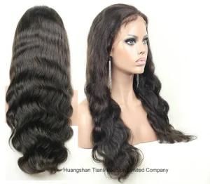 28&quot; Brazilian Virgin Human Hair Lace Front Wig