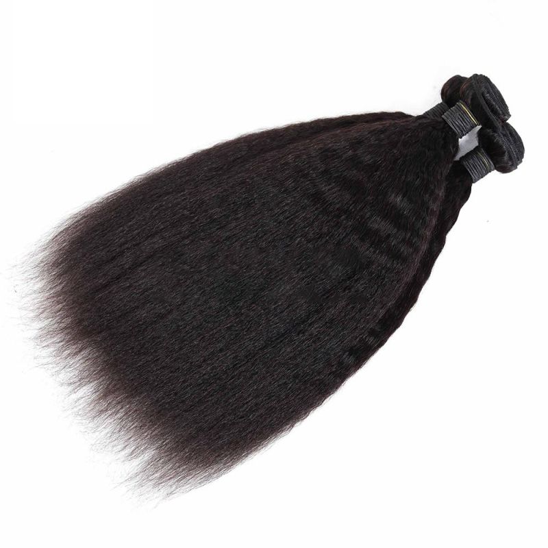 100% Virgin Hair Cuticle Aligned Mink Brazilian Hair Kinky Straight Hair