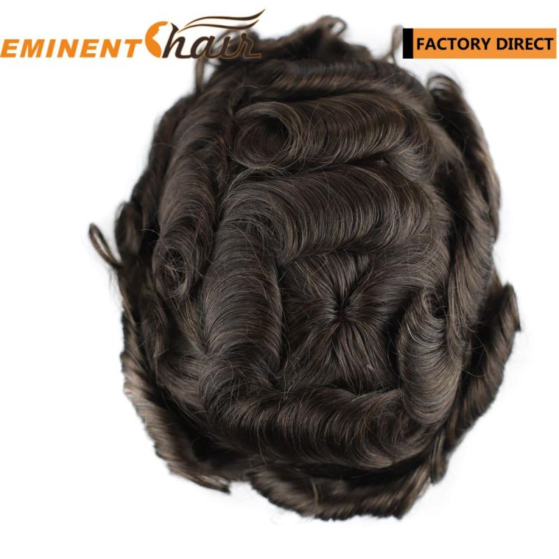 Onrite Indian Hair Lace Front Mono Men′s Toupee