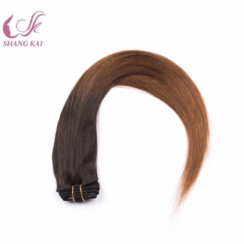 Elegant Human Hair Clip in Hair Extensions for Black Women Clip Human Hair