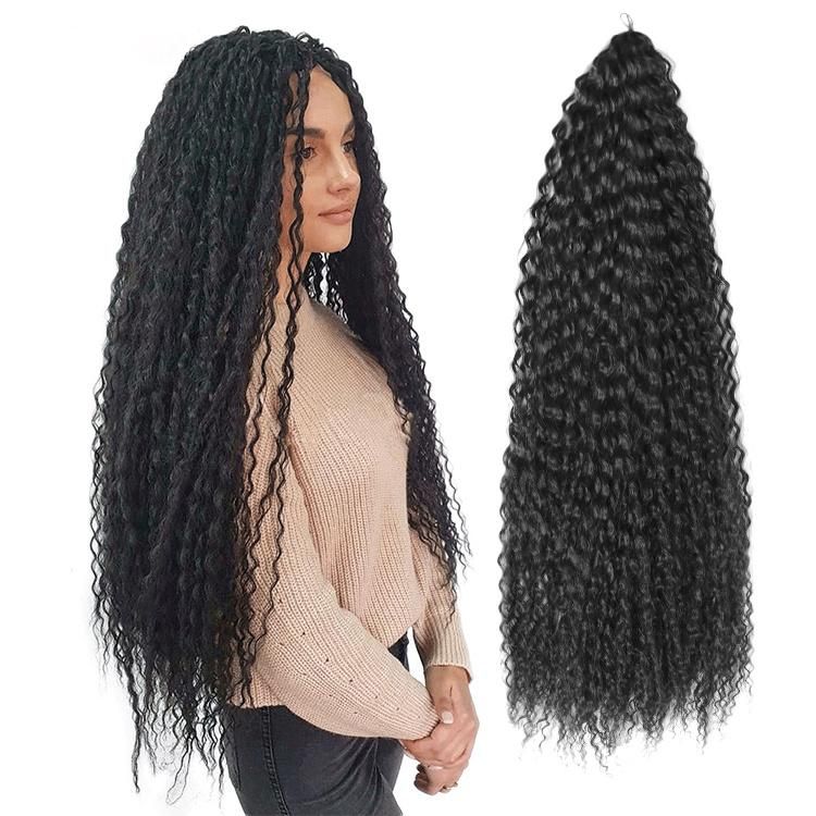 18" Crochet Braids Hair Afro Kinky Curly Synthetic Braiding Hair Extensions