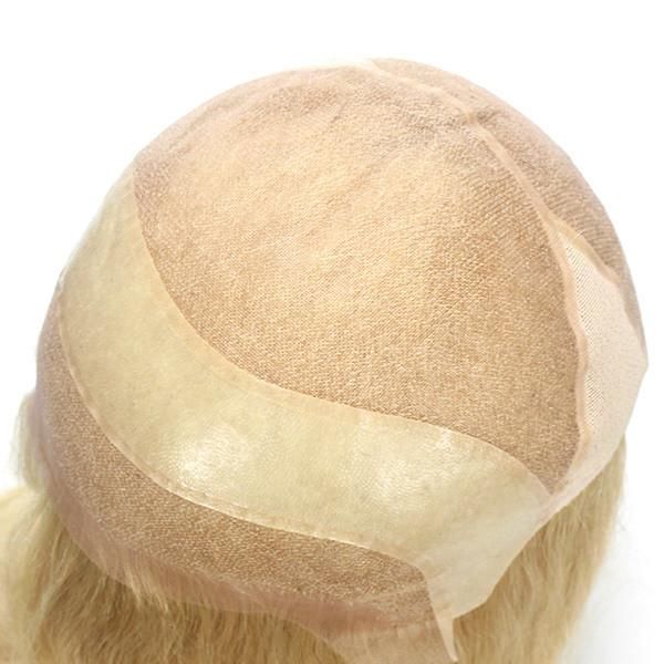 Ntw3 Fine Welded Mono with Lace Front and PU on Sides Back Wig