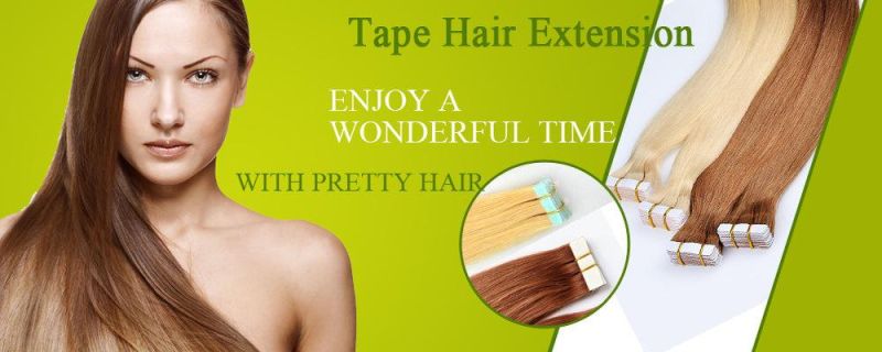 Human Hair Double Drawn Factory Tape Hair Extension