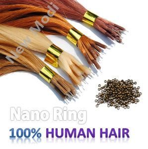 2g Double Nano Tip Brazilian Virgin Human Hair Hair Extension