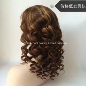 26&quot; Bw 7A Human Chinese Hair Front Lace Wigs #4/#27