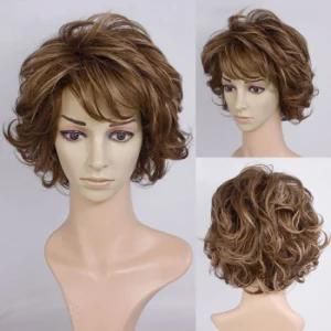 Short Curly Style Top Quality Synthetic Fashion Cosplay Wig