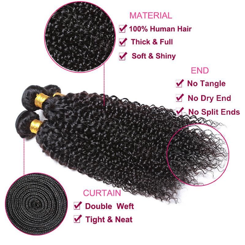 Alinybeauty Hot Selling Unprocessed Grade 8A Jerry Curly Hair 100% Indian Hair