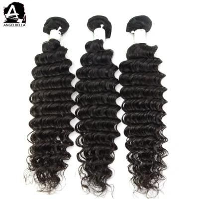 Angelbella The Best Virgin Indian Hair 1b# Raw Human Hair