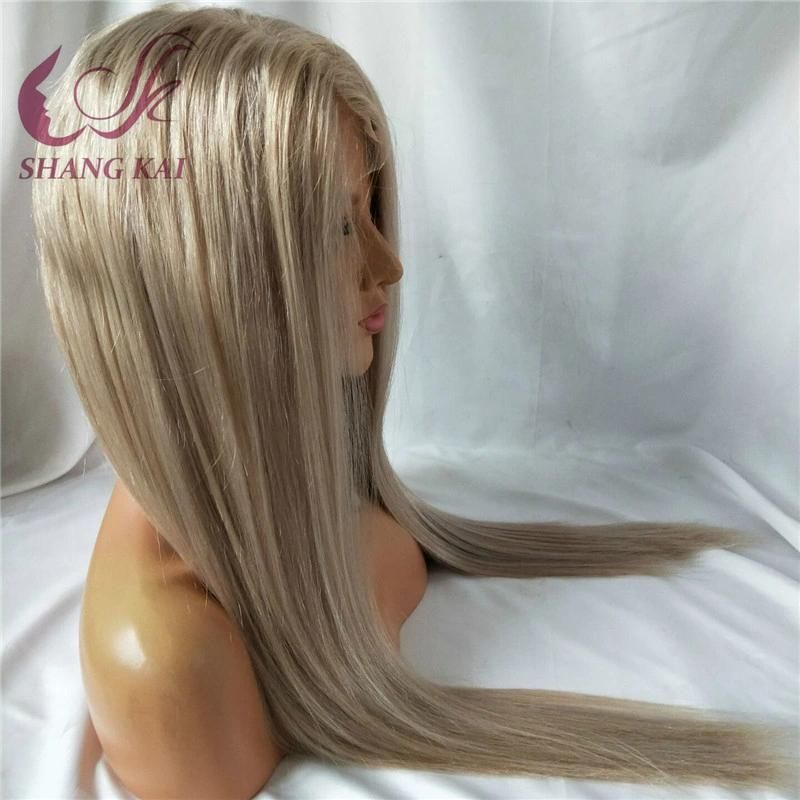Brazilian Virgin Human Hair Full Lace Wig with Baby Hair, Factory Price Hand Made Human Hair Full Lace Wig