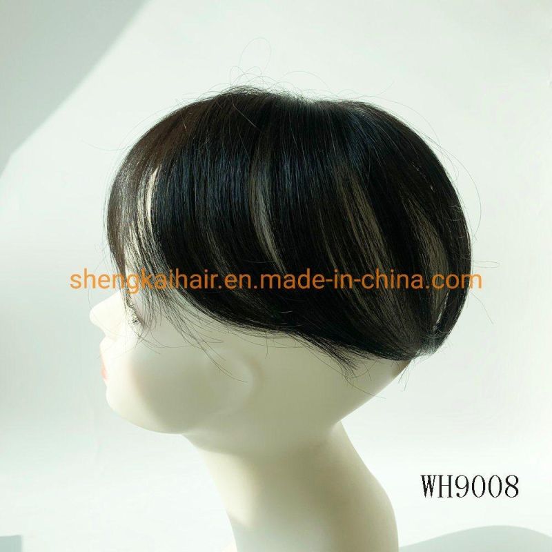 Wholesale Human Hair Synthetic Hair Mix Women Hair Pieces