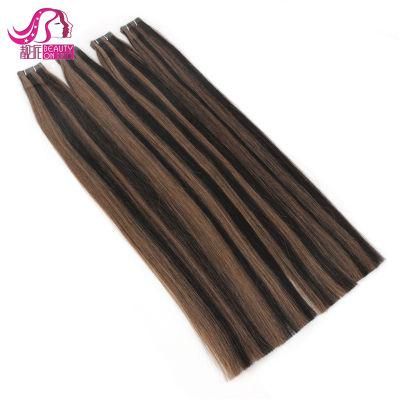 7A-10A Tape Hair Extensions 16&quot; 18&quot; 20&quot; 22&quot; 24&quot; 20PCS/Set Tape in Remy Human Hair Skin Weft Brazilian Hair Extension
