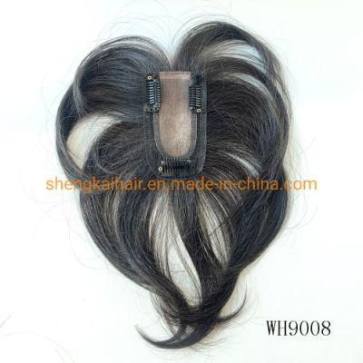 Wholesale Human Hair Synthetic Hair Mix Women Hair Pieces