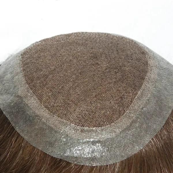 Custom Made High Quality Men Toupee Virgin Hair