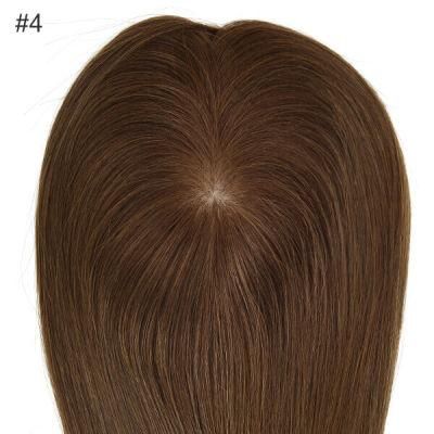 Mongolian Remy Hair Stock Medium-Light Silk Top Hair Piece for Women New Times Hair