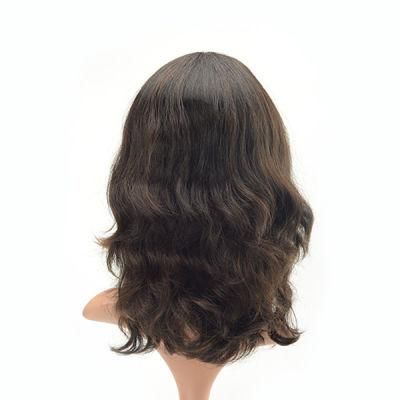 Middle Length Wavy High Quality European Hair Women Hair Systems