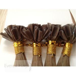 #4 Virgin Remy Human Hair Extensions Flat Tip Keratin Fusion Hair