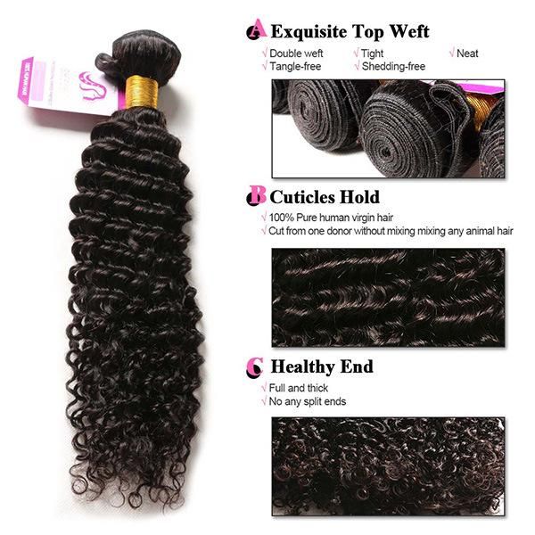 7A Brazilian Virgin Hair Body Wave Ombre Hair Extensions Ombre Brazilian Hair Weave Bundles 3PCS Human Hair Extension