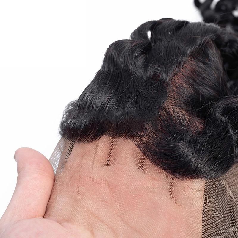 Wholesale Virgin Remy Brazilian Hair 13*4 Lace Frontal Kinky Curly