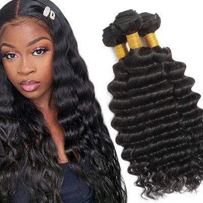 Wholesale Hair Vendors Raw Mink Malaysian Hair Bundle Deep Wave