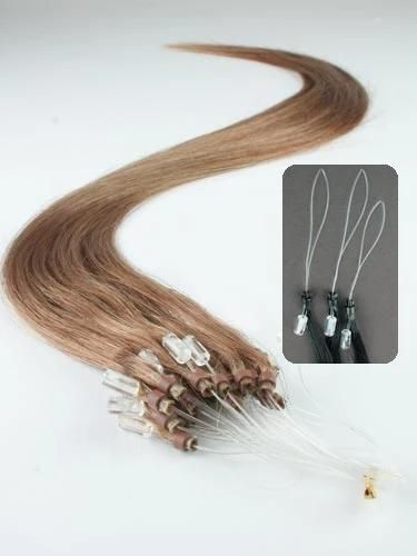 Micro Ring Hair Extensions Remy Human Hair Extensions 1g/Strand Silky Straight Micro Ring Loop Hair Extensions (AV-RH00-4)