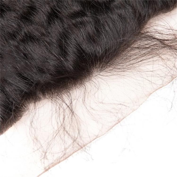 High Quality 9A Grade Brazilian Kinky Straight Hair Bundles with Frontal Fast Shipping Virgin Hair