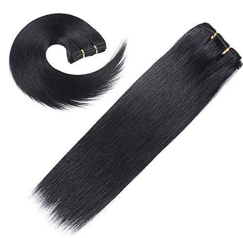 Brazilian Hair Extension Clip in Human Hair Extension 20inch 7PCS for Full Head (AV-CH110-20-1)