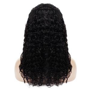 Virgin Brazilian Human Hair Natural Color Full Lace Wig for European Girl