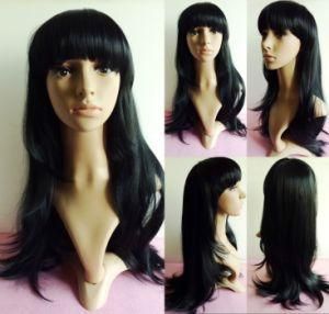 New Fashion Natural Black Mop Synthetic Wig