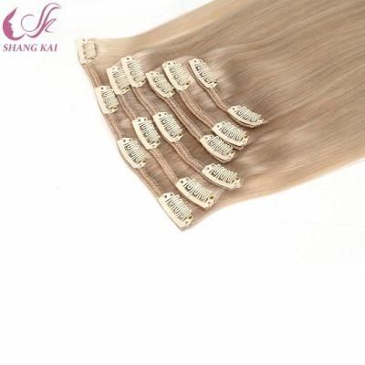 The Best Quality 100% Unprocessed Brazilian Hair Clip in Hair Extension