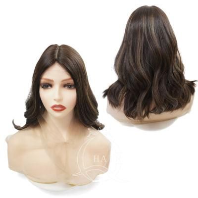 Superb Quality Simulated Scalp Silk Top Custom Jewish Kosher Wigs for Kosher Women with Religion Beauty or Medical Demand