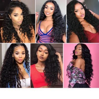 22inch Brazilian Loose Deep Wave Transparent Lace Closure Natural Color Remy Human Hair 4X4 Inch HD Swiss Lace Closure