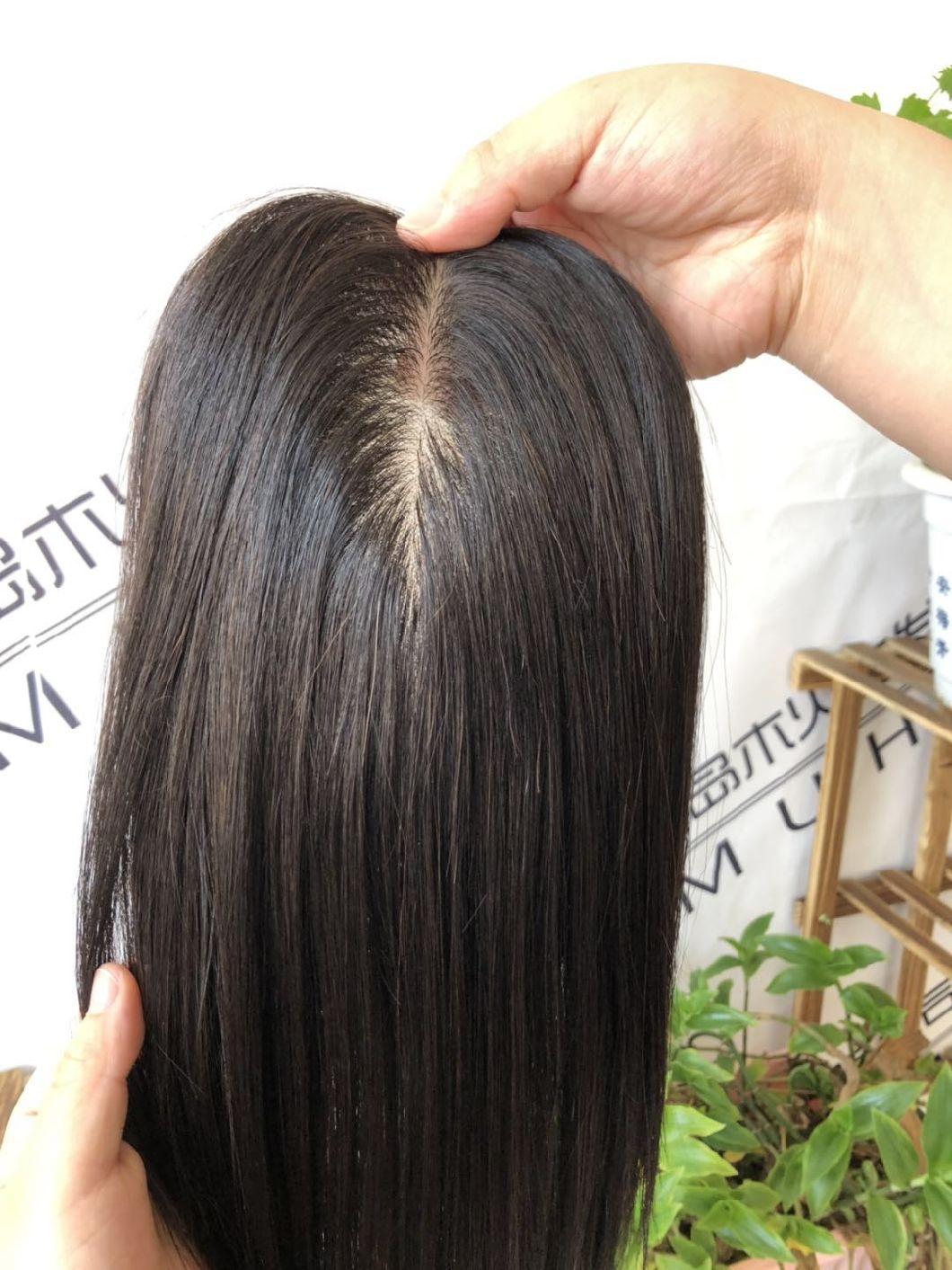 Mono Base Hair Topper Best Quality Virgin Remy Human Hair