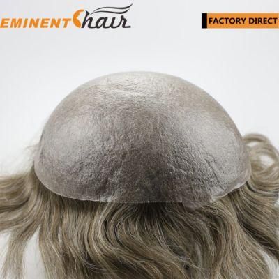 Stock Hairpiece Instant Delivery Human Hair Skin Hair Replacement System