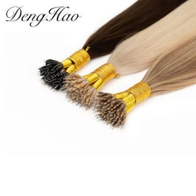 Russian Hair Double Drown Full Ends Nano Ring Hair Extensions