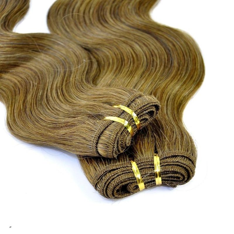 Color #6 Body Wave Human Remy Hair Weft
