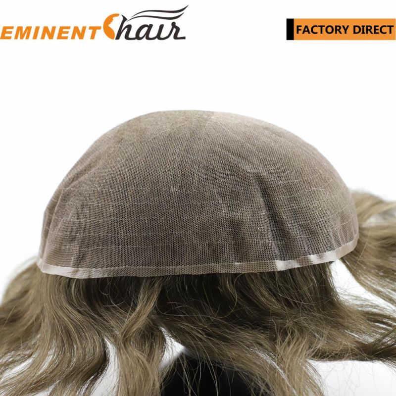 Natural Hairline Human Hair Lace Hair Replacement