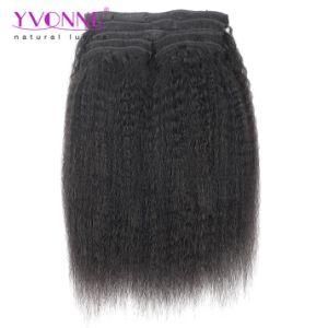 Wholesale Price Brazilian Clip in Human Hair Extensions Kinky Straight Clip in Hair