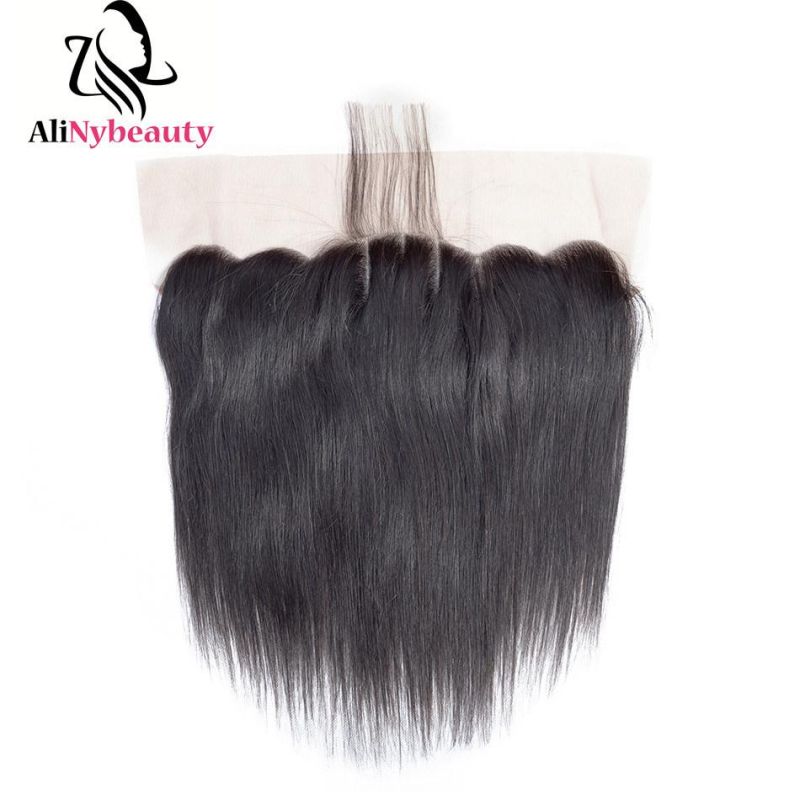 China Suppliers 100% Virgin Brazilian Straight Lace Frontal Closure
