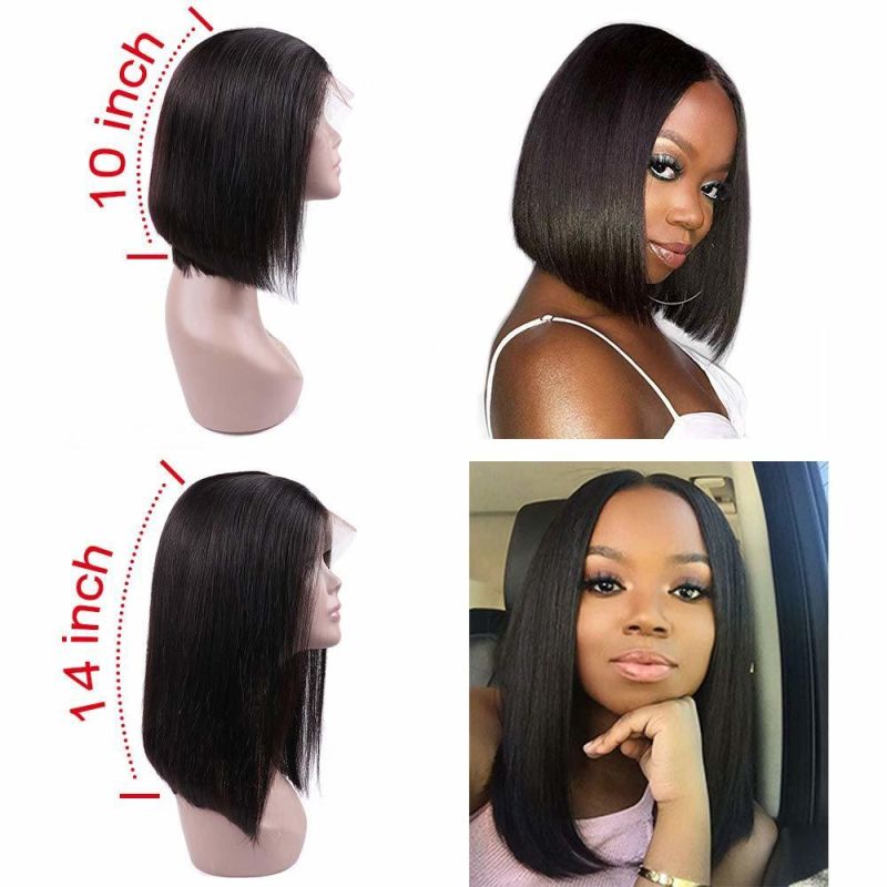 Wholesale Price Brazilian Hair 4*4lace Frontal Bob Wig 100 Human Hair