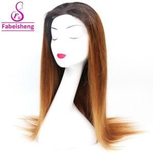 1b/27# Ombre Color Full Lace Wig Virgin Malaysian Human Hair Long Blonde Human Hair Wig