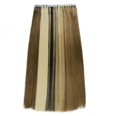 Wholesale 100% Raw Cuticle Aligned Indian Hair Tape in Hair Extension