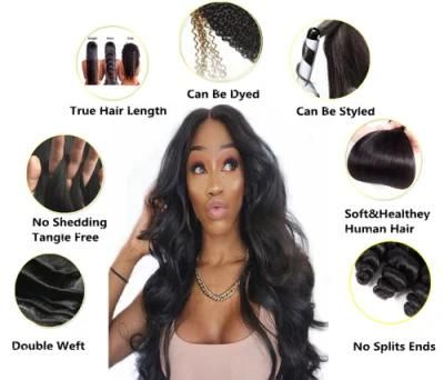 Brazilian Virgin Human Hair Weaving Loose Wave 16 Inches