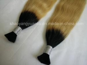 Double Drawn Luxury Natural Human Hair Bulk Extension / Virgin Hair