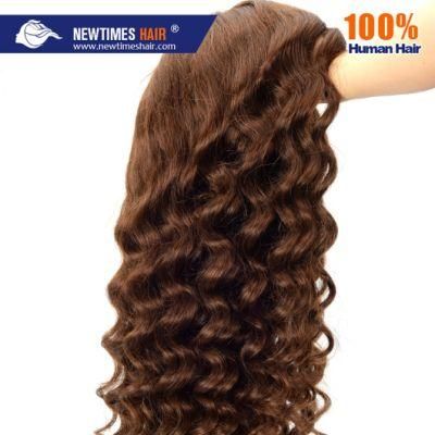 Super Fine Mono Full Cap Wig Deep Weave Human Hair Toupee for Women