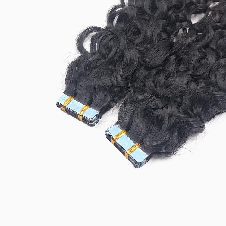12A Unprocessed Virgin Human Hair Water Loose Wavy Wholesale Tape Hair Extensions