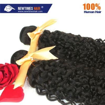 Stock Immediate Shipment Natural Color High Quality Kinky Curl 7A 8A 9A Remy Human Hair Weft