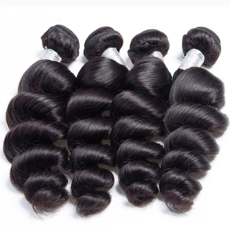 Loose Wave Human Hair Bundles 100% Human Remy Hair Brazilian Hair Weave Bundles Loose Deep Bundles