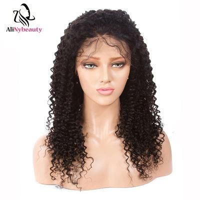 Alinybeauty Virgin Brazilian Human Hair Lace Front Wig