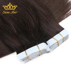 High Quality Human Hair Extensions of PU Tape in Hair Extensions